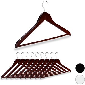 Relaxdays Wooden Coat Hangers Non-Slip Hanger Set Durable 70 Pack Wooden Clothes Hangers Relaxdays Wooden Coat Hangers Non-Slip Hanger Set Durable 70 Pack Wooden Clothes Hangers