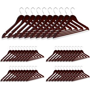 Relaxdays Woode Clothes Hangers 360° Hook Lightweight Wooden Coat Hangers Non-Slip Hangers Relaxdays Woode Clothes Hangers 360° Hook Lightweight Wooden Coat Hangers Non-Slip Hangers