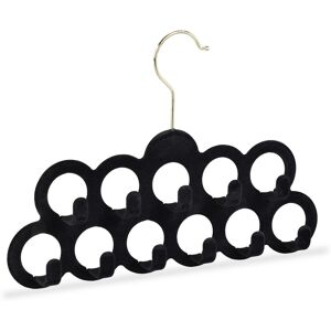 Relaxdays Scarf Hanger Velvet Storage Rack Multi-Accessory Holder 11 Rings 360° Rotation Relaxdays Scarf Hanger Velvet Storage Rack Multi-Accessory Holder 11 Rings 360° Rotation