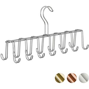Relaxdays Set Of 2 Metal Belt Hangers Tie Holder Clothes Hanger Wardrobe Organiser Silver Relaxdays Set Of 2 Metal Belt Hangers Tie Holder Clothes Hanger Wardrobe Organiser Silver