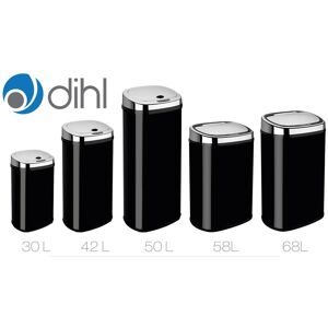 Dihl Graded Automatic Sensor Bins 30l 42l 50l 58l 68l Capacity Touchless Waste Dihl Graded Automatic Sensor Bins 30l 42l 50l 58l 68l Capacity Touchless Waste