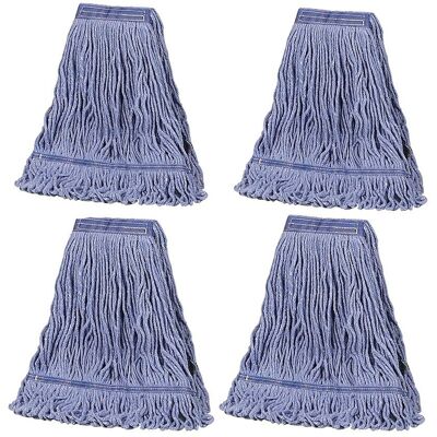 4 Pack Heavy Duty Mop Head Replacements,String Mop Head For Commercial, For6261 4 Pack Heavy Duty Mop Head Replacements,String Mop Head For Commercial, For6261