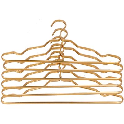 Care+ Ɪ10pcs Clothes Hanger Wearresistant Enlarged Thickened Spacealuminum Nonslip Care+ Ɪ10pcs Clothes Hanger Wearresistant Enlarged Thickened Spacealuminum Nonslip