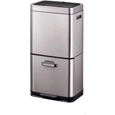 Eko Sensible Himalaya Sensor Recycling Bin 54l (35l + 19l) Stainless Steel Eko Sensible Himalaya Sensor Recycling Bin 54l (35l + 19l) Stainless Steel