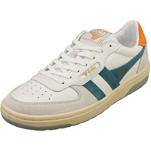 Gola Hawk Womens Fashion Trainers In White Blue - 8 Uk Gola Hawk Womens Fashion Trainers In White Blue - 8 Uk