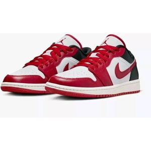 Nike Air Jordan 1 Low Bred Trainers Uk Women’s Size 9.5 Eu 44.5 Us 12 Dc0774-160 Nike Air Jordan 1 Low Bred Trainers Uk Women’s Size 9.5 Eu 44.5 Us 12 Dc0774-160