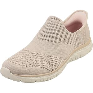 Skechers Virtue-Sleek Vegan Womens Slip On Trainers In Taupe - 8 Uk Skechers Virtue-Sleek Vegan Womens Slip On Trainers In Taupe - 8 Uk