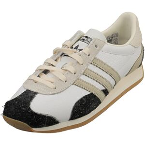adidas Country Og Womens Fashion Trainers In White Grey Black - 6 Uk adidas Country Og Womens Fashion Trainers In White Grey Black - 6 Uk