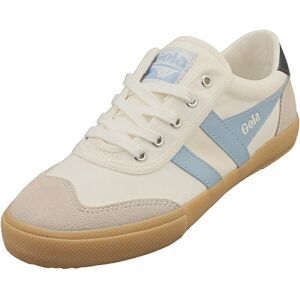 Gola Badminton Womens Fashion Trainers In Off White Blue - 6 Uk Gola Badminton Womens Fashion Trainers In Off White Blue - 6 Uk