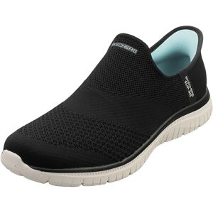 Skechers Virtue-Sleek Vegan Womens Slip On Trainers In Black White - 5 Uk Skechers Virtue-Sleek Vegan Womens Slip On Trainers In Black White - 5 Uk