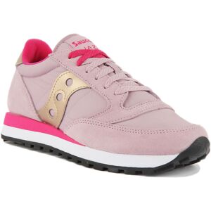 Saucony Jazz Original Lace Up 80s Retro Womens Trainers Pink Uk 3 - 8 Saucony Jazz Original Lace Up 80s Retro Womens Trainers Pink Uk 3 - 8