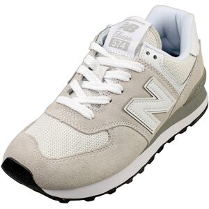 New Balance 574 Womens Fashion Trainers In Cloud White - 4 Uk New Balance 574 Womens Fashion Trainers In Cloud White - 4 Uk