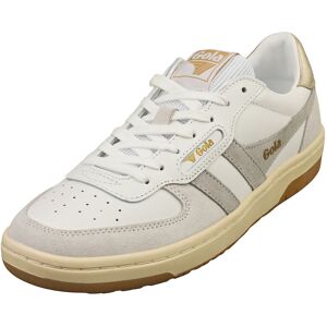 Gola Hawk Womens Fashion Trainers In White Grey - 4 Uk Gola Hawk Womens Fashion Trainers In White Grey - 4 Uk
