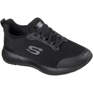 Skechers Squad Sr Wide Ladies Occupational Footwear Sneaker 77222wec Knit Slip Skechers Squad Sr Wide Ladies Occupational Footwear Sneaker 77222wec Knit Slip