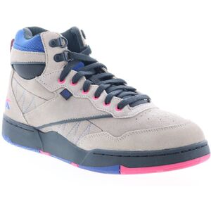 Reebok Bb 4000 Ii Mid Mens Gray Suede Lace Up Lifestyle Trainers Shoes Reebok Bb 4000 Ii Mid Mens Gray Suede Lace Up Lifestyle Trainers Shoes