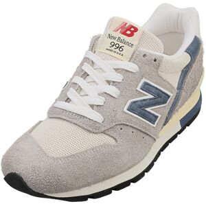New Balance 996 Made In Usa Mens Fashion Trainers In Grey White - 8 Uk New Balance 996 Made In Usa Mens Fashion Trainers In Grey White - 8 Uk