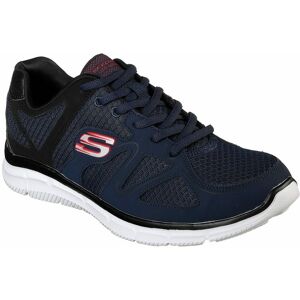 Skechers Verse-Flash Point Mens Navy Sports Gym Walking Lace Up Trainers Skechers Verse-Flash Point Mens Navy Sports Gym Walking Lace Up Trainers