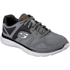 Skechers Verse-Flash Point Mens Grey Sports Gym Walking Lace Up Trainers Skechers Verse-Flash Point Mens Grey Sports Gym Walking Lace Up Trainers