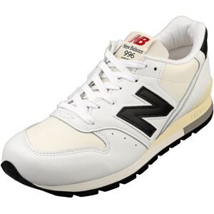 New Balance 996 Made In Usa Mens Casual Trainers In White Black - 8.5 Uk New Balance 996 Made In Usa Mens Casual Trainers In White Black - 8.5 Uk
