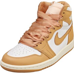 Nike Air Jordan 1 Retro Hi Oh Womens White Gold Fashion Trainers - 9 Uk Nike Air Jordan 1 Retro Hi Oh Womens White Gold Fashion Trainers - 9 Uk