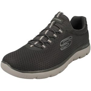 Skechers Mens Skecher Casual Sports Gym Elasticated Lace Trainers Shoes - Summits Skechers Mens Skecher Casual Sports Gym Elasticated Lace Trainers Shoes - Summits
