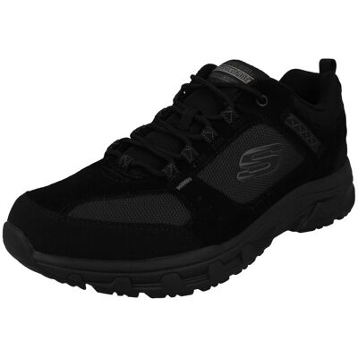 Mens Skechers Leather/suede Lace Up Casual Shoes Trainers - Oak Canyon 51893 Mens Skechers Leather/suede Lace Up Casual Shoes Trainers - Oak Canyon 51893