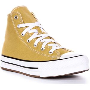 Converse Chuck Taylor All Star Hi Junior Girl'S Boy'S Trainer White Uk 3 - 7 Converse Chuck Taylor All Star Hi Junior Girl'S Boy'S Trainer White Uk 3 - 7