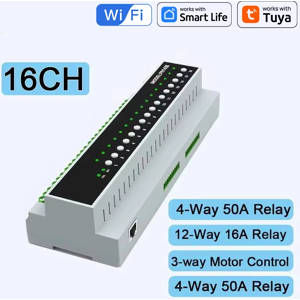Does Not Apply Tuya Smart Wifi 6-16 Gang Relay Switch Module Remote Control Appliance Control M Does Not Apply Tuya Smart Wifi 6-16 Gang Relay Switch Module Remote Control Appliance Control M