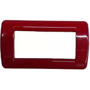 Vimar Idea 16754.05 Round Plate 4 Modules Amaranth Vimar Idea 16754.05 Round Plate 4 Modules Amaranth