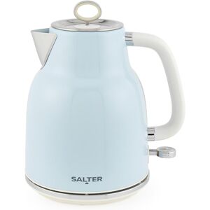 Salter Retro Blue 1.7 L Kettle – 3kw Rapid Boil, 360° Base Auto Shut-Off Salter Retro Blue 1.7 L Kettle – 3kw Rapid Boil, 360° Base Auto Shut-Off