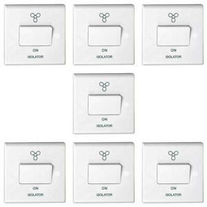 7 X Deta S1247 Fan Isolator Switches 10 Amp Triple Pole 7 X Deta S1247 Fan Isolator Switches 10 Amp Triple Pole