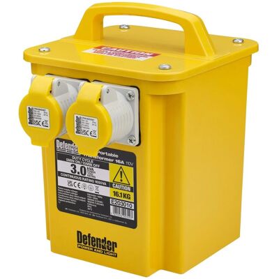 Defender Portable Transformer E203010 110v 3kva - 35022 Defender Portable Transformer E203010 110v 3kva - 35022