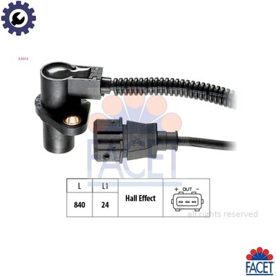 FACET 9.0314 Crankshaft Position Sensor - OE Quality FACET 9.0314 Crankshaft Position Sensor - OE Quality
