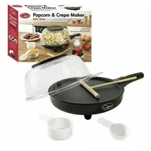 Garmin Quest 34400 2-In-1 Popcorn And Crepe Maker Batter Spreader 800w Non-Stick Plate Garmin Quest 34400 2-In-1 Popcorn And Crepe Maker Batter Spreader 800w Non-Stick Plate