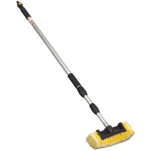 Thatcable 5 Sided Flow Through Brush - 3m Telescopic Handle - Soft Synthetic Bristles Thatcable 5 Sided Flow Through Brush - 3m Telescopic Handle - Soft Synthetic Bristles