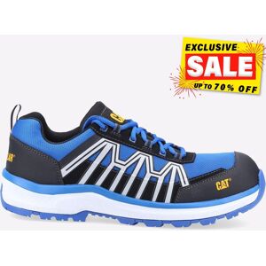 Caterpillar Charge S3 Mens Safety Work Construction Protective Trainers Blue Caterpillar Charge S3 Mens Safety Work Construction Protective Trainers Blue