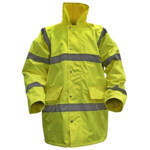 Sealey Worksafe 806xxl Hi-Vis Yellow Motorway Jacket With Quilted Lining - Xx-Large Sealey Worksafe 806xxl Hi-Vis Yellow Motorway Jacket With Quilted Lining - Xx-Large