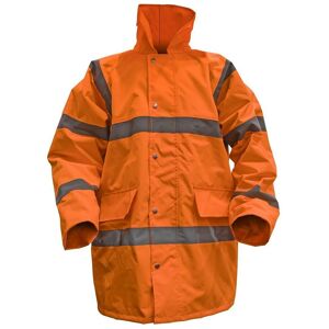 Sealey Worksafe 806lo Hi-Vis Orange Motorway Jacket With Quilted Lining - Large Sealey Worksafe 806lo Hi-Vis Orange Motorway Jacket With Quilted Lining - Large