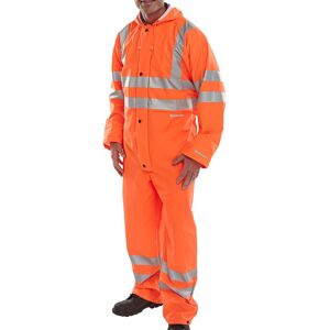 Beeswift Hi-Vis Pu Breathable Coverall Orange Xxl Beeswift Hi-Vis Pu Breathable Coverall Orange Xxl