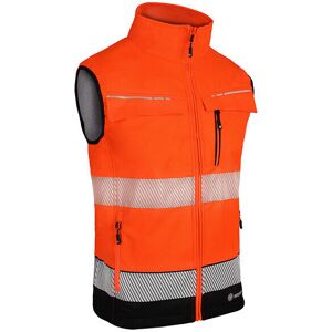 Beeswift Deltic Two-Tone Hi-Vis Softshell Rail Bodywarmer Orange / Black Xxl Beeswift Deltic Two-Tone Hi-Vis Softshell Rail Bodywarmer Orange / Black Xxl