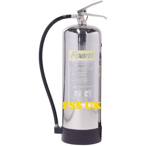 Commander Premium Fss Uk 6 Litre Foam (Afff) Chrome Silver Fire Extinguisher.Free Delivery Commander Premium Fss Uk 6 Litre Foam (Afff) Chrome Silver Fire Extinguisher.Free Delivery
