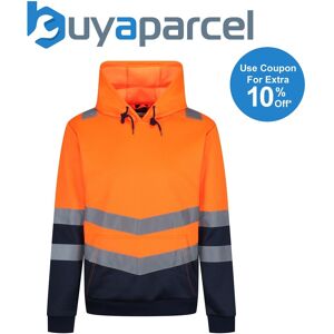 Regatta 188 50 Overhead Hoodie Orange Small High Viz Hi Vis Hoody Trf663 188 50 Regatta 188 50 Overhead Hoodie Orange Small High Viz Hi Vis Hoody Trf663 188 50