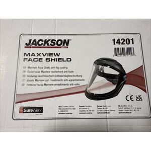 Jackson Safety 14201 Maxview Face Shield/face Guard Anti-Fog Coating, Visor Fac Jackson Safety 14201 Maxview Face Shield/face Guard Anti-Fog Coating, Visor Fac