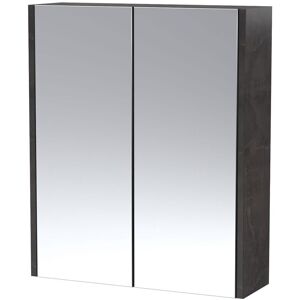 Hudson Reed Juno 600mm Mirrored Bathroom Cabinet (50/50) Metallic Slate Modern Hudson Reed Juno 600mm Mirrored Bathroom Cabinet (50/50) Metallic Slate Modern