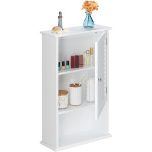 Relaxdays Bathroom Cupboard Freestanding Cabinet Wooden Organiser 3 Shelves Magnetic Door Relaxdays Bathroom Cupboard Freestanding Cabinet Wooden Organiser 3 Shelves Magnetic Door