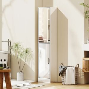 Bathroom Mirror Cabinet Toiletries Storage Cupboard Slimline Tallboy Unit Shelf Bathroom Mirror Cabinet Toiletries Storage Cupboard Slimline Tallboy Unit Shelf