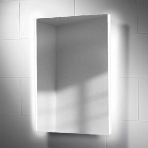 Pebble Grey 500x700mm Bailey Led Illuminated Bathroom Mirror Shaver Socket Demister Pad Pebble Grey 500x700mm Bailey Led Illuminated Bathroom Mirror Shaver Socket Demister Pad