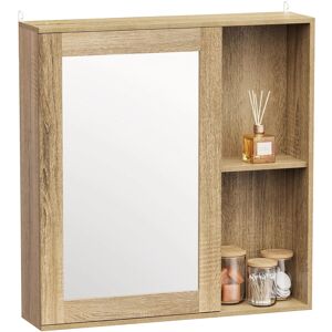 Bathroom Mirror Cabinet, Oak Wood Effect Bathroom Cabinet With Mirror, Vonhaus Bathroom Mirror Cabinet, Oak Wood Effect Bathroom Cabinet With Mirror, Vonhaus