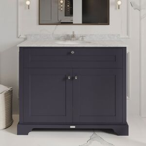 Hudson Reed Old London Vanity Unit 3th Grey Marble Basin 1000mm Twilight Blue Hudson Reed Old London Vanity Unit 3th Grey Marble Basin 1000mm Twilight Blue