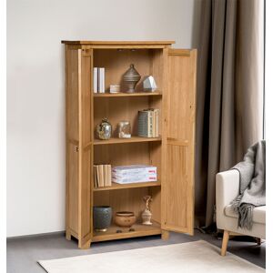Hallowood Furniture Storage Cabinet, Tall Storage Cupboard, Oak Filling Cabinet, Bathroom Unit Hallowood Furniture Storage Cabinet, Tall Storage Cupboard, Oak Filling Cabinet, Bathroom Unit